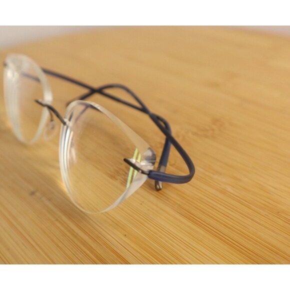 Silhouette Titan 5523 70 6660 Eyeglasses 54-19-155 Gunmetal/Blue FRAMES ONLY - Picture 4 of 8